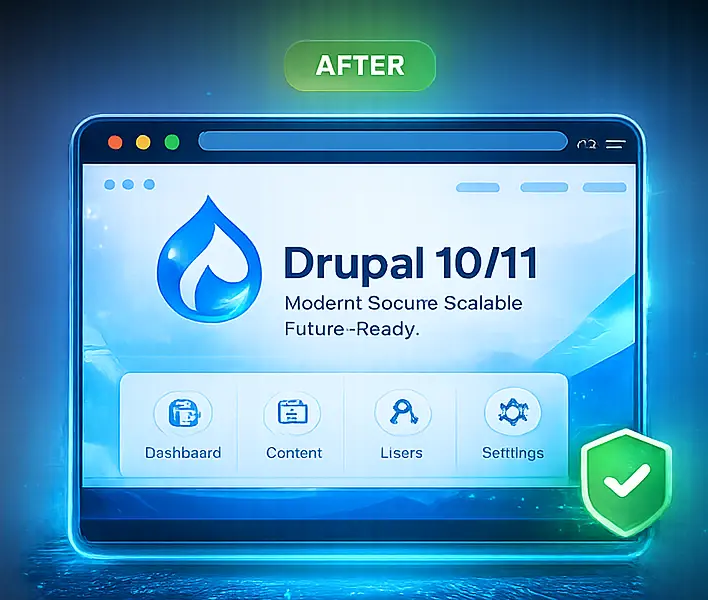 Moder Drupal website