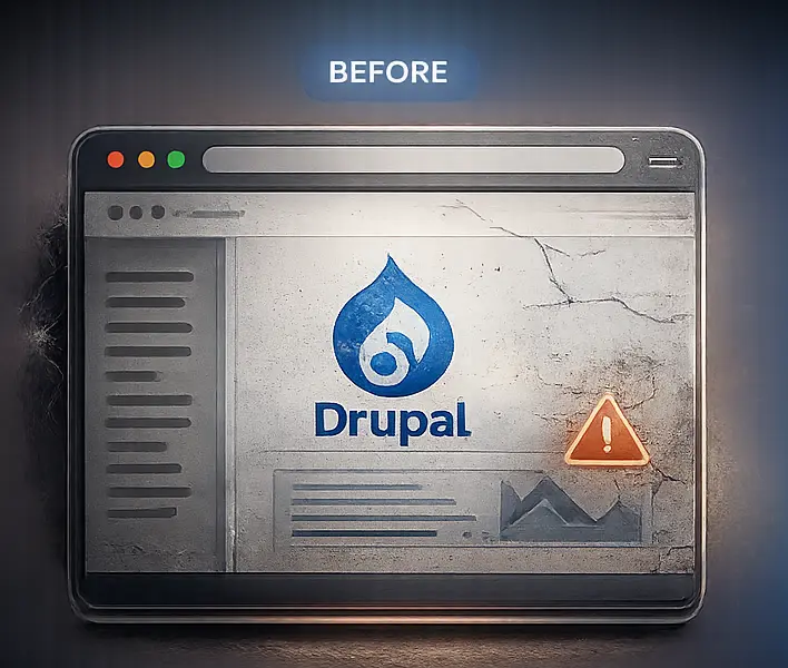 Older drupal website