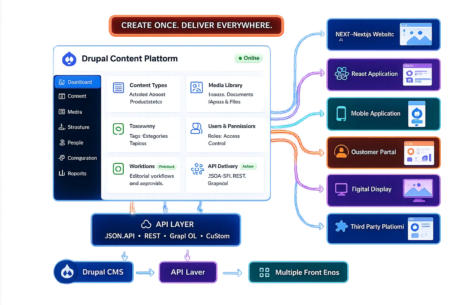 Headless drupal