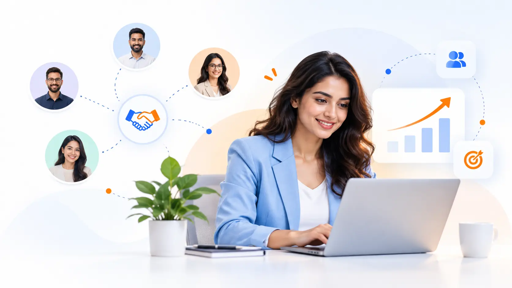 Professional referral partner working with Hapus Infotech